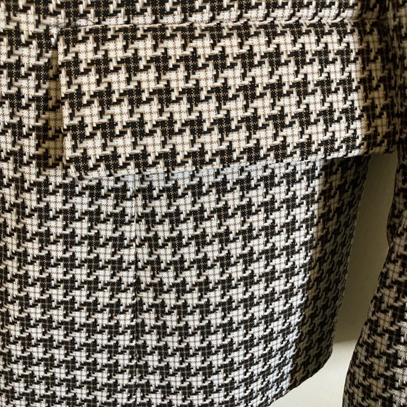 🌞Evan Picone New Black & White Checkered Print Blazer Business Wear A - Picture 6 of 7